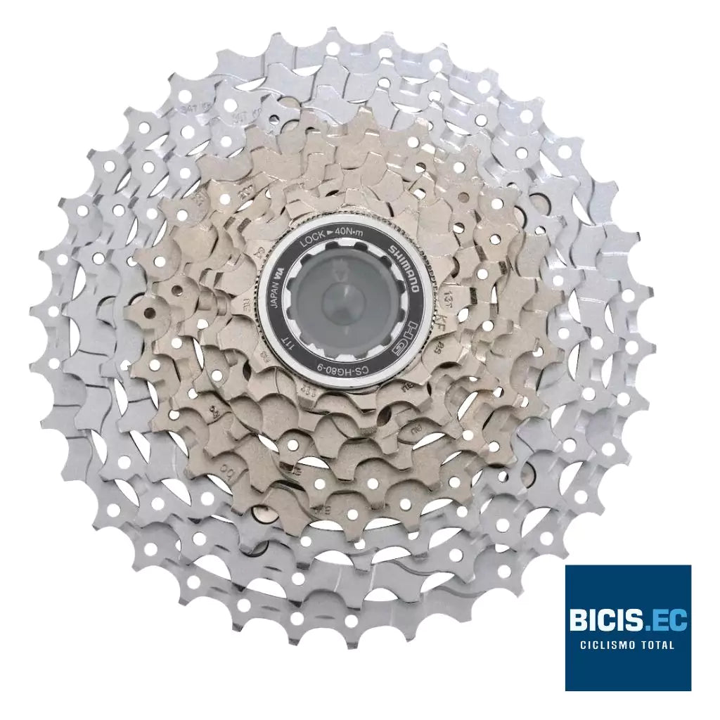 Cassette Shimano SLX CS HG80 9 velocidades Bicis.Ec